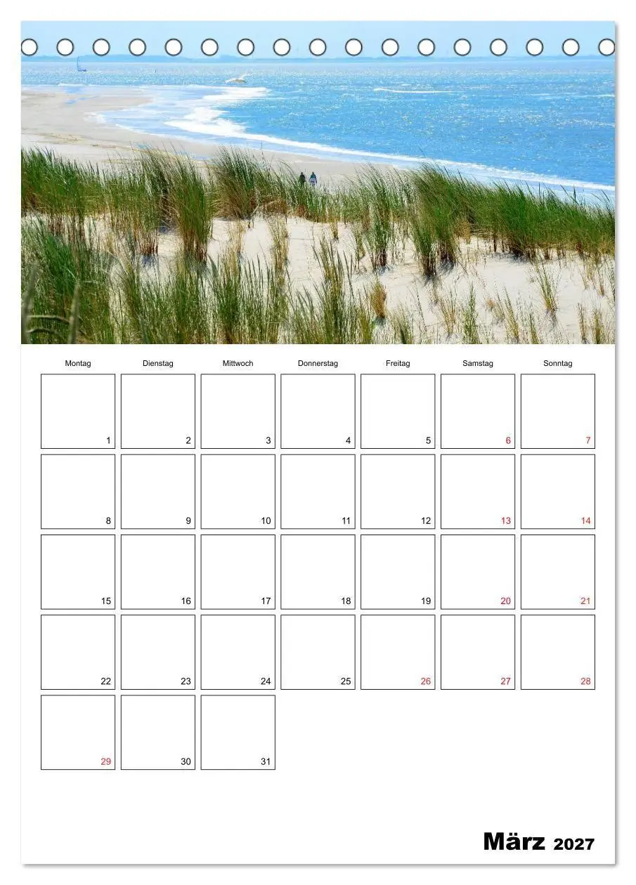 Bild: 9783569736184 | Langeoog - eine Trauminsel (Tischkalender 2027 DIN A5 hoch),...