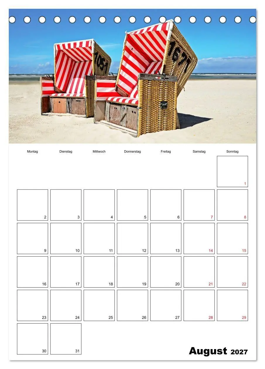Bild: 9783569736184 | Langeoog - eine Trauminsel (Tischkalender 2027 DIN A5 hoch),...