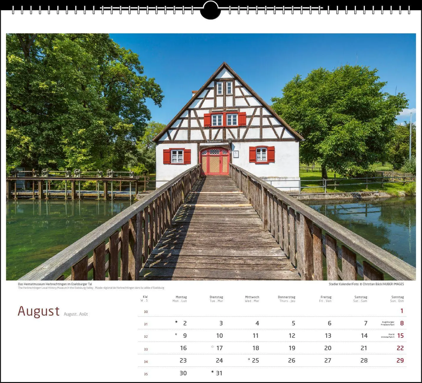 Bild: 9783861926184 | Schwäbische Alb 2027 | verschiedene Fotografen | Kalender | 13 S.
