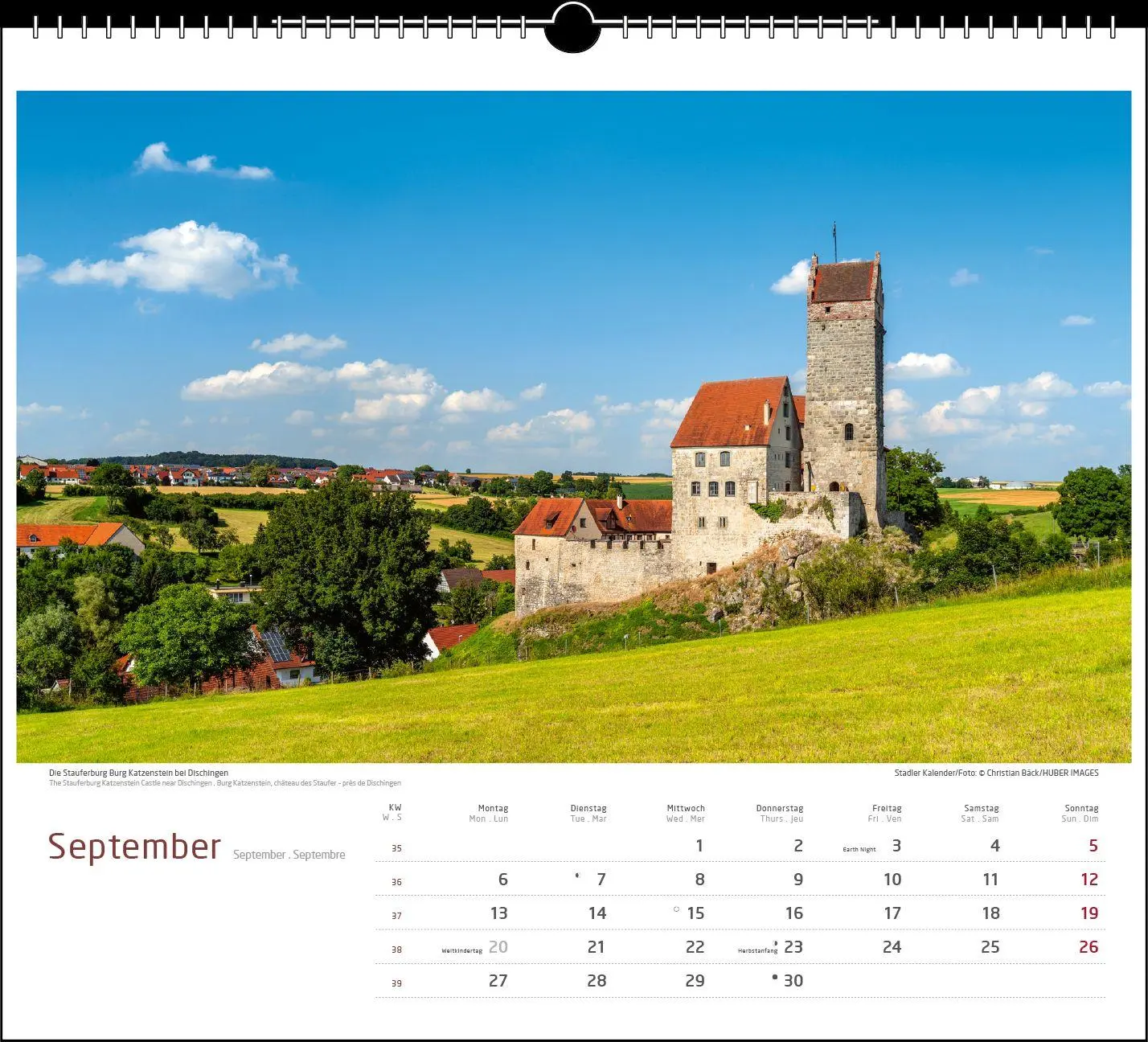 Bild: 9783861926184 | Schwäbische Alb 2027 | verschiedene Fotografen | Kalender | 13 S.