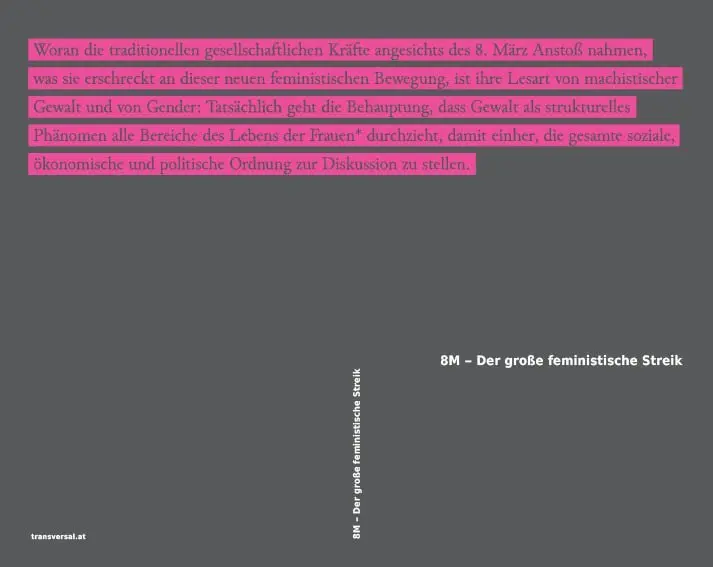 Cover: 9783903046184 | 8M - Der große feministische Streik | Konstellationen des 8. März