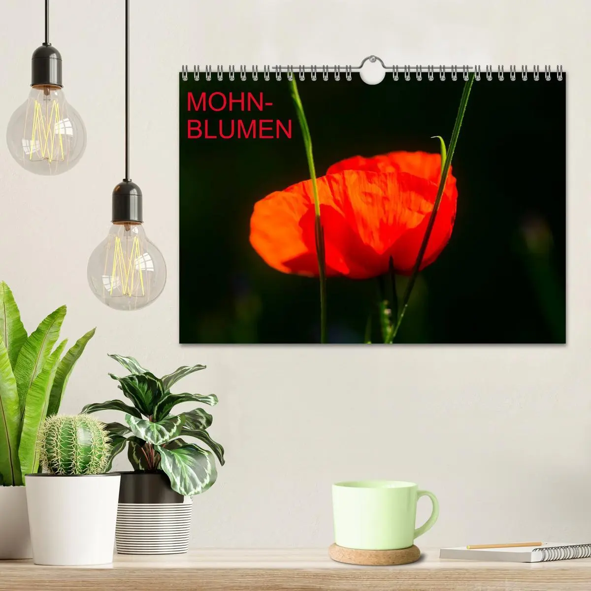 Bild: 9783516186284 | Mohnblumen (Wandkalender 2026 DIN A4 quer), CALVENDO Monatskalender