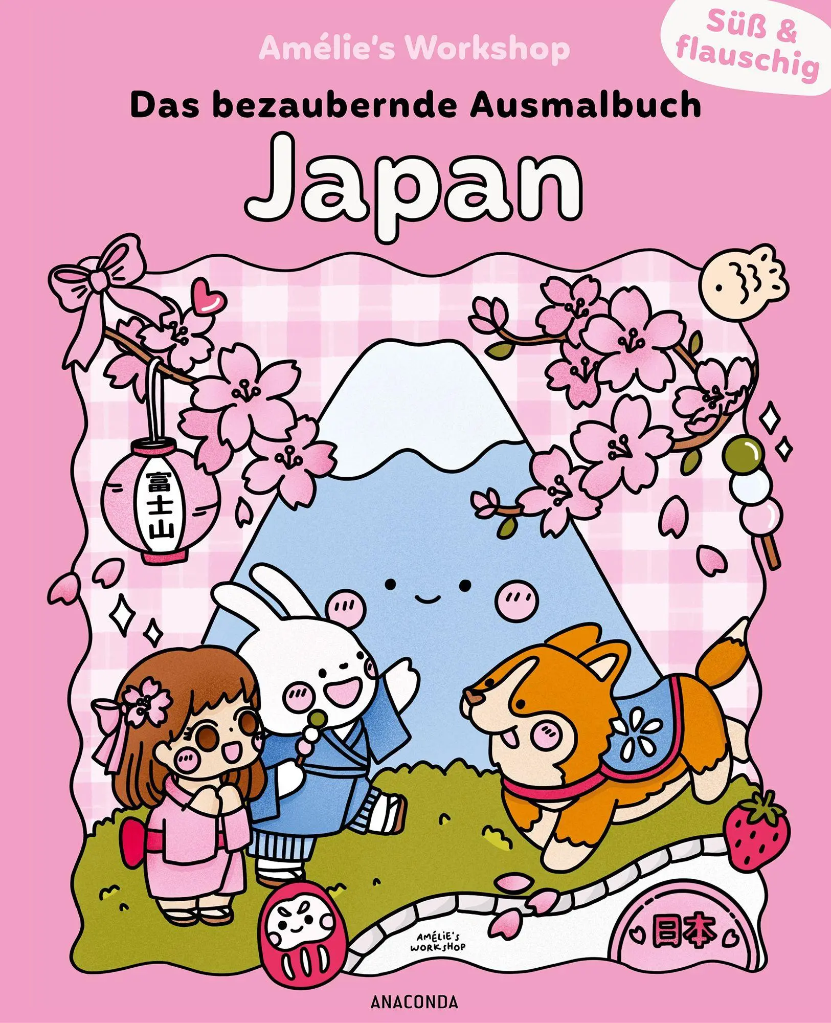 Cover: 9783730616284 | Süß und flauschig: Japan - das bezaubernde Ausmalbuch | Workshop