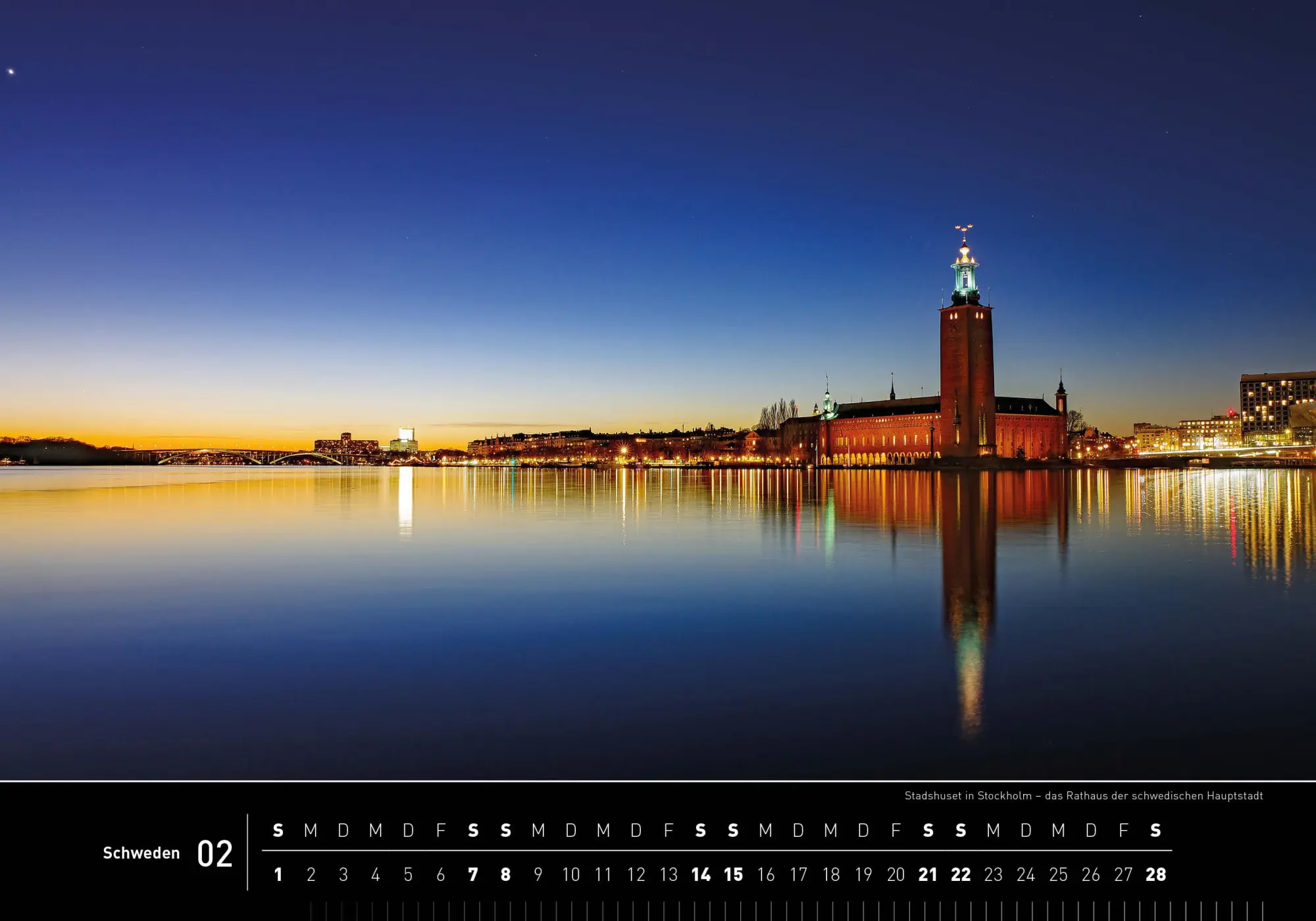 Bild: 9783968556284 | Schweden Premiumkalender 2026 | Reinhard Pantke | Kalender | 14 S.