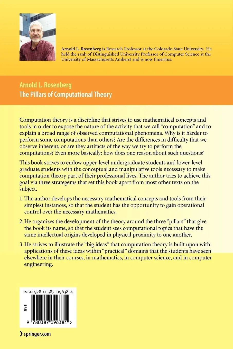 Rückseite: 9780387096384 | The Pillars of Computation Theory | State, Encoding, Nondeterminism