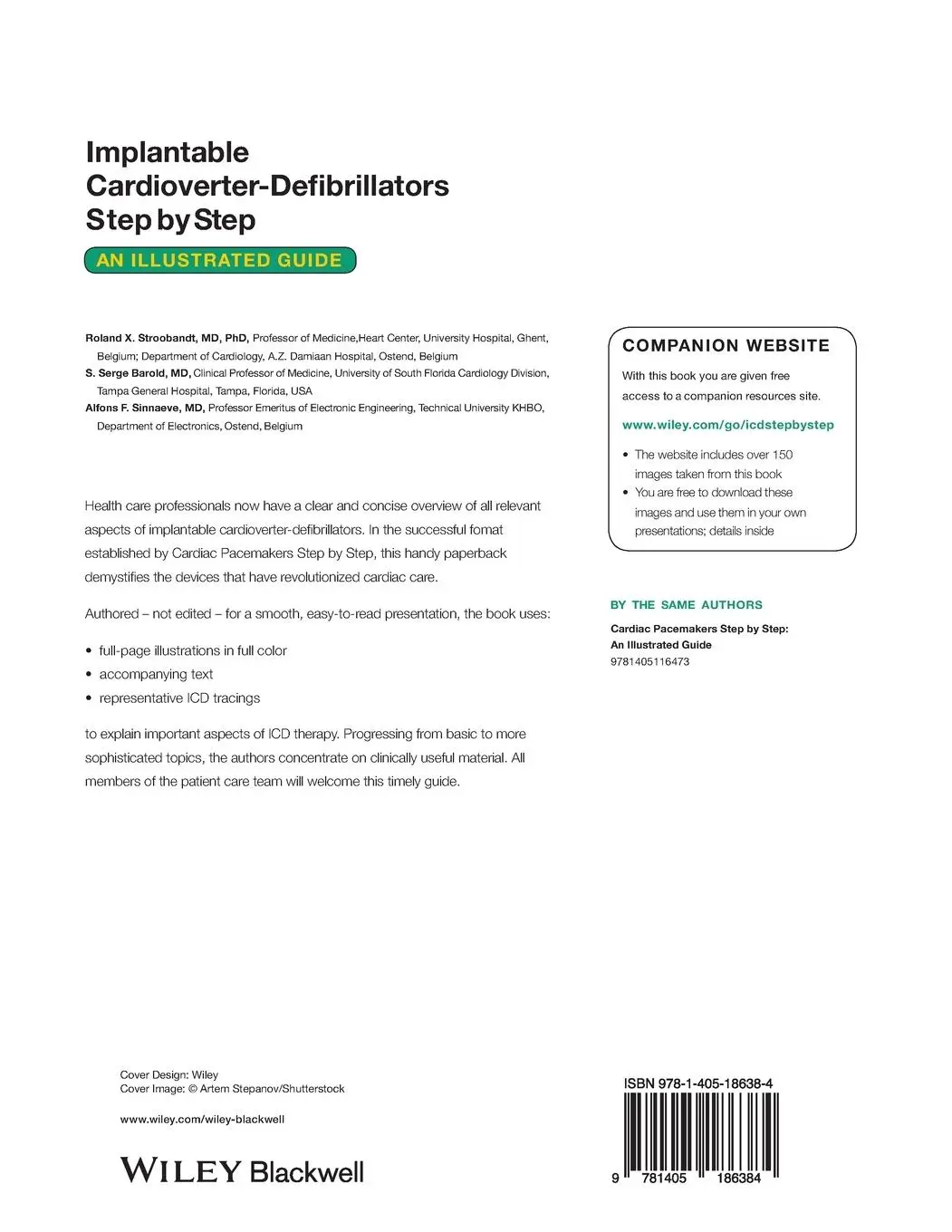Rückseite: 9781405186384 | Implantable Cardioverter - Defibrillators Step by Step | Taschenbuch