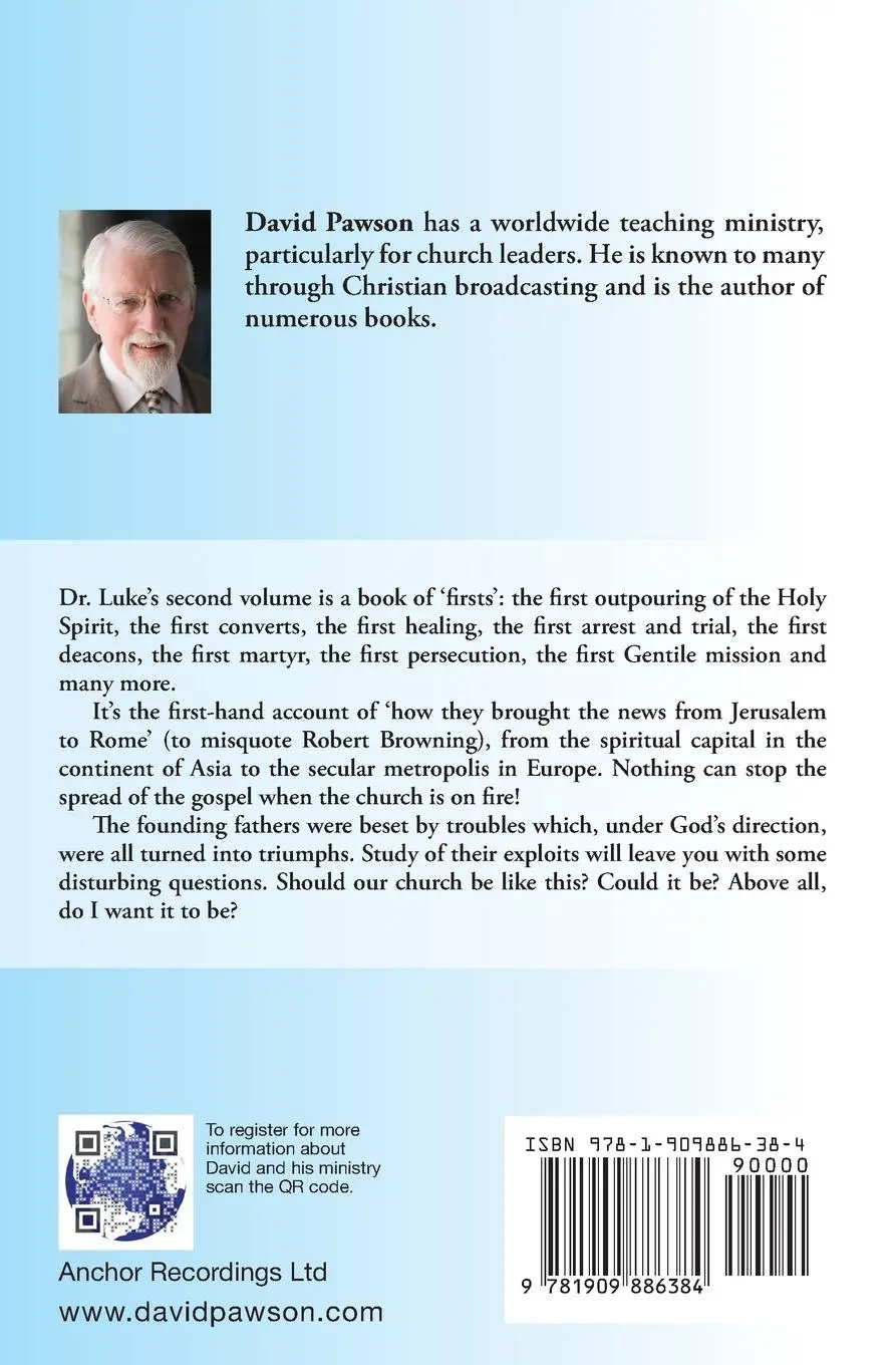Rückseite: 9781909886384 | A Commentary on Acts | David Pawson | Taschenbuch | Englisch | 2014