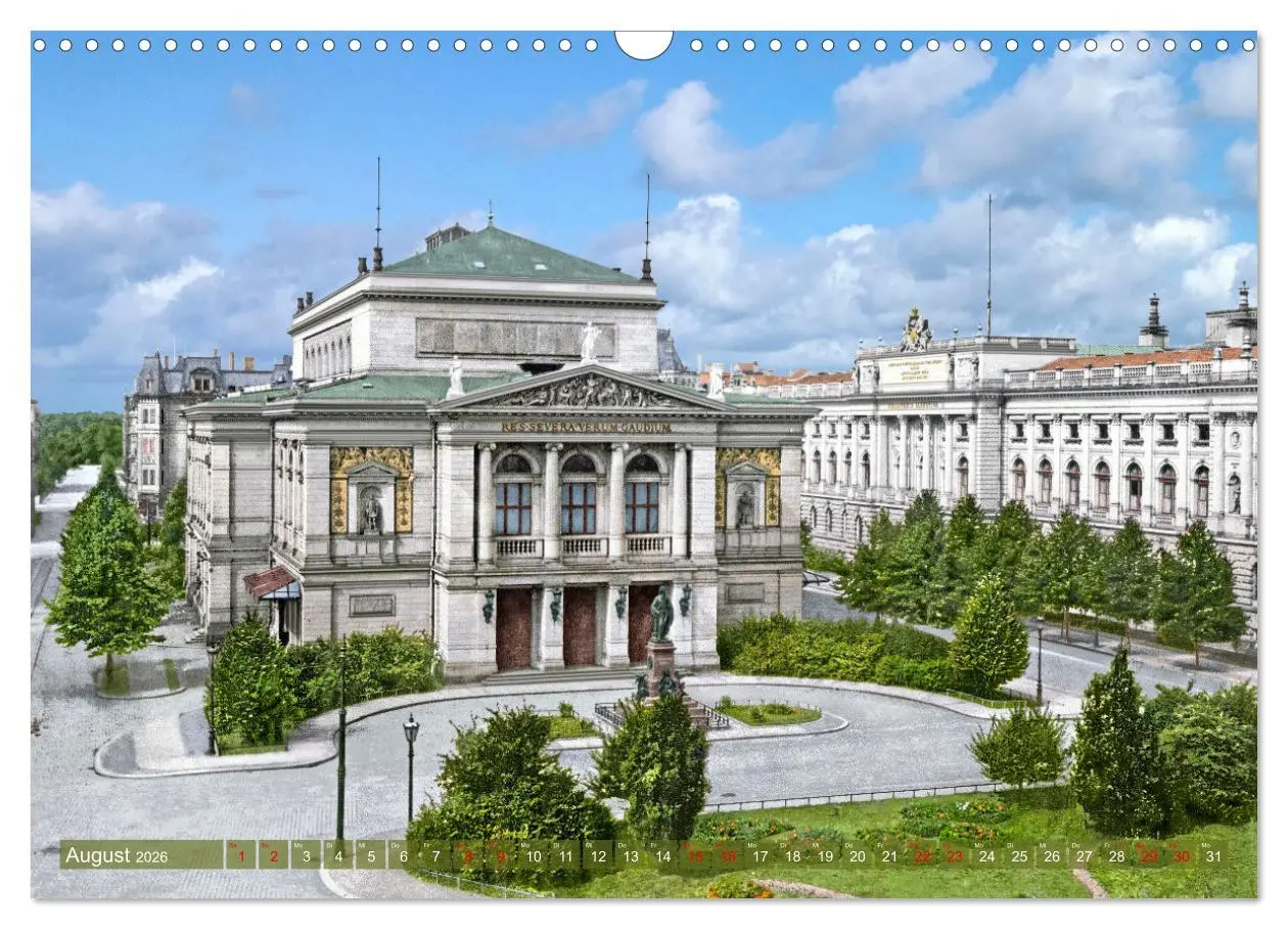 Bild: 9783457776384 | Leipzig zur Kaiserzeit in Farbe (Wandkalender 2026 DIN A3 quer),...