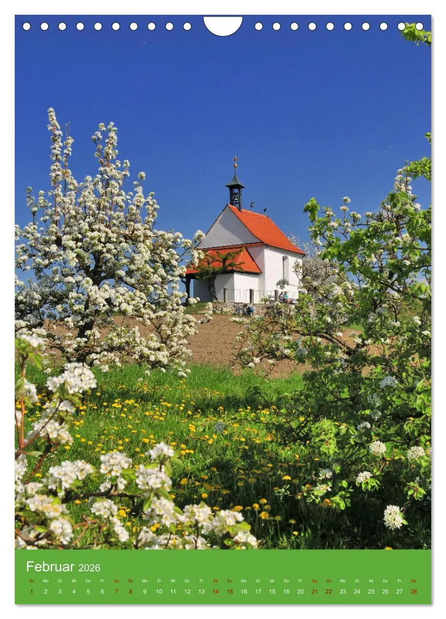 Bild: 9783516316384 | Malerische Kirchen und Kapellen (Wandkalender 2026 DIN A4 hoch),...