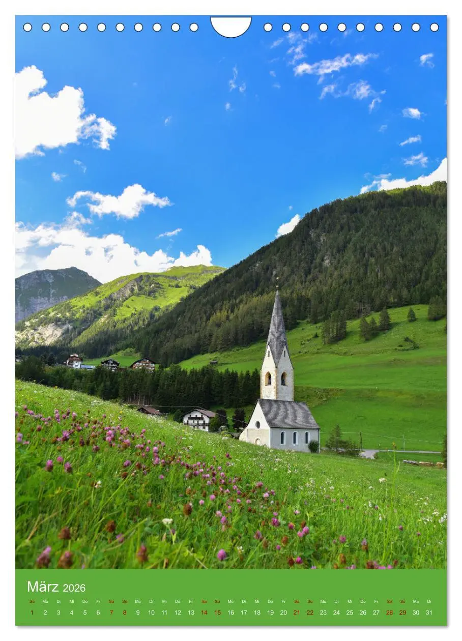 Bild: 9783516316384 | Malerische Kirchen und Kapellen (Wandkalender 2026 DIN A4 hoch),...
