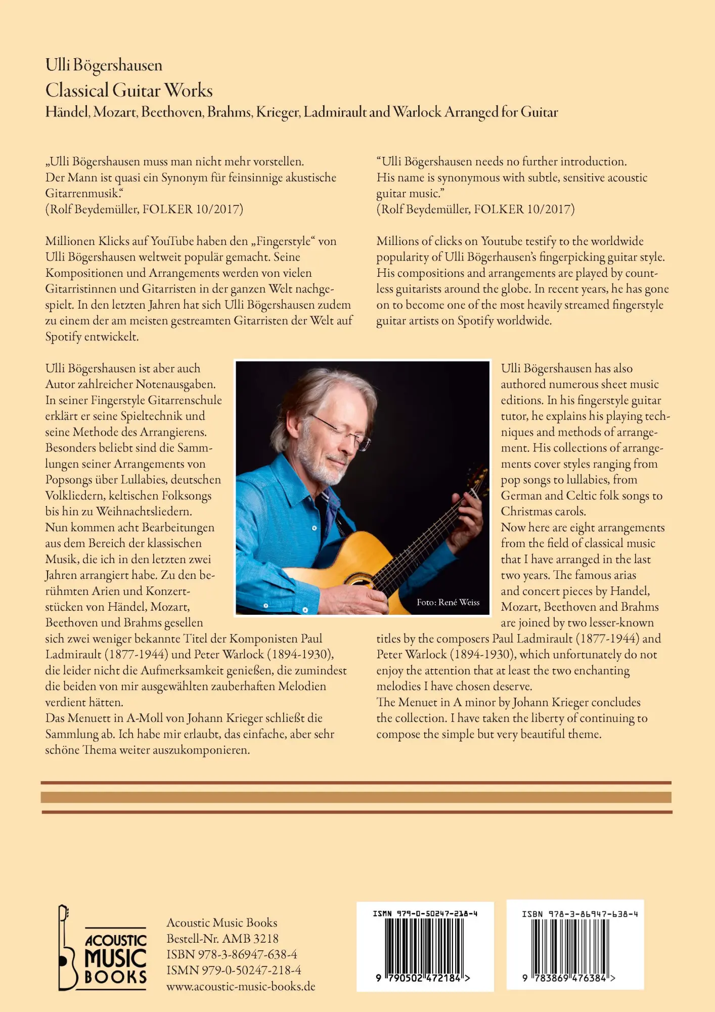 Rückseite: 9783869476384 | Classical Guitar Works. | Taschenbuch | 32 S. | Deutsch | 2025