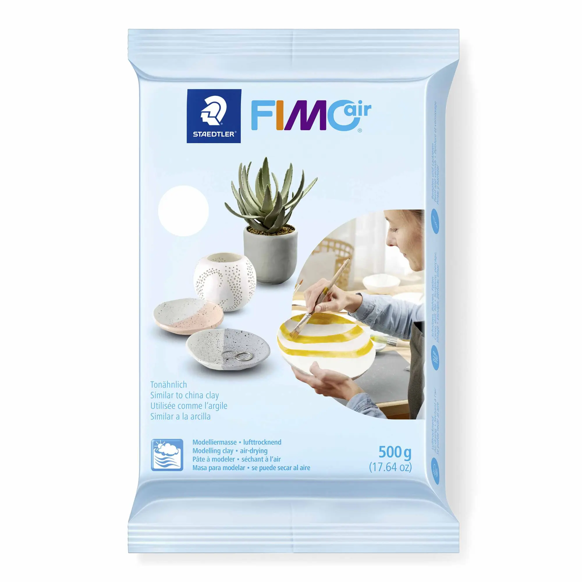 Cover: 4006608806484 | FIMO Lufttrocknende Modelliermasse FIMOair 8100, weiß, 500 g | 8100-0