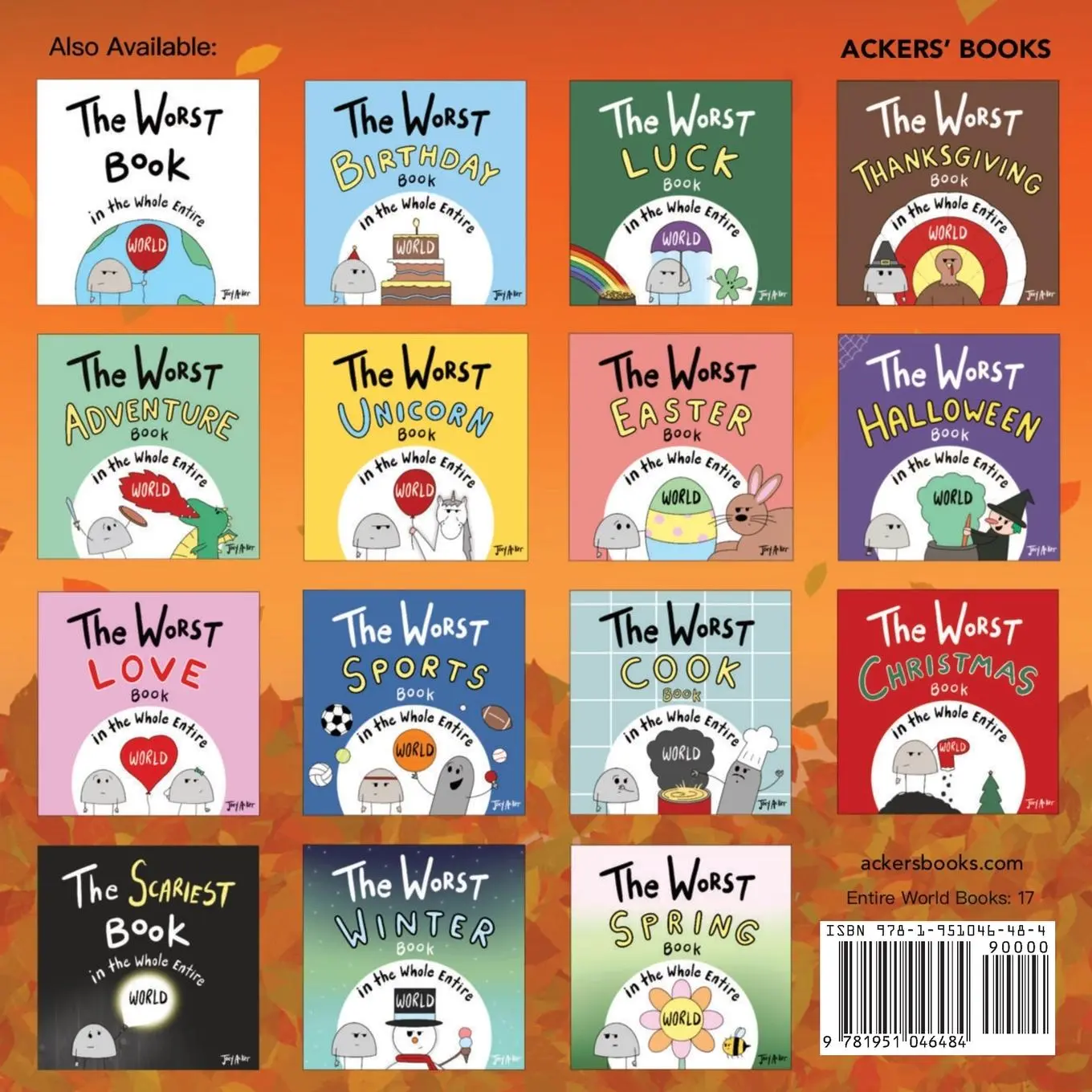 Rückseite: 9781951046484 | The Worst Fall Book in the Whole Entire World | Joey Acker | Buch