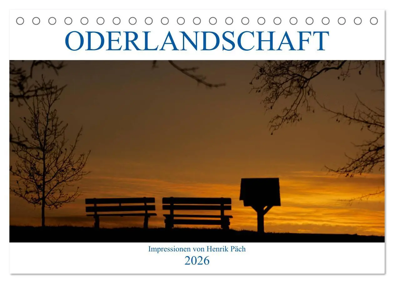 Cover: 9783457766484 | Oderlandschaft (Tischkalender 2026 DIN A5 quer), CALVENDO...