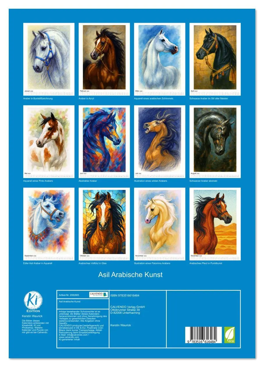 Bild: 9783516616484 | Asil Arabische Kunst (Wandkalender 2026 DIN A3 hoch), CALVENDO...