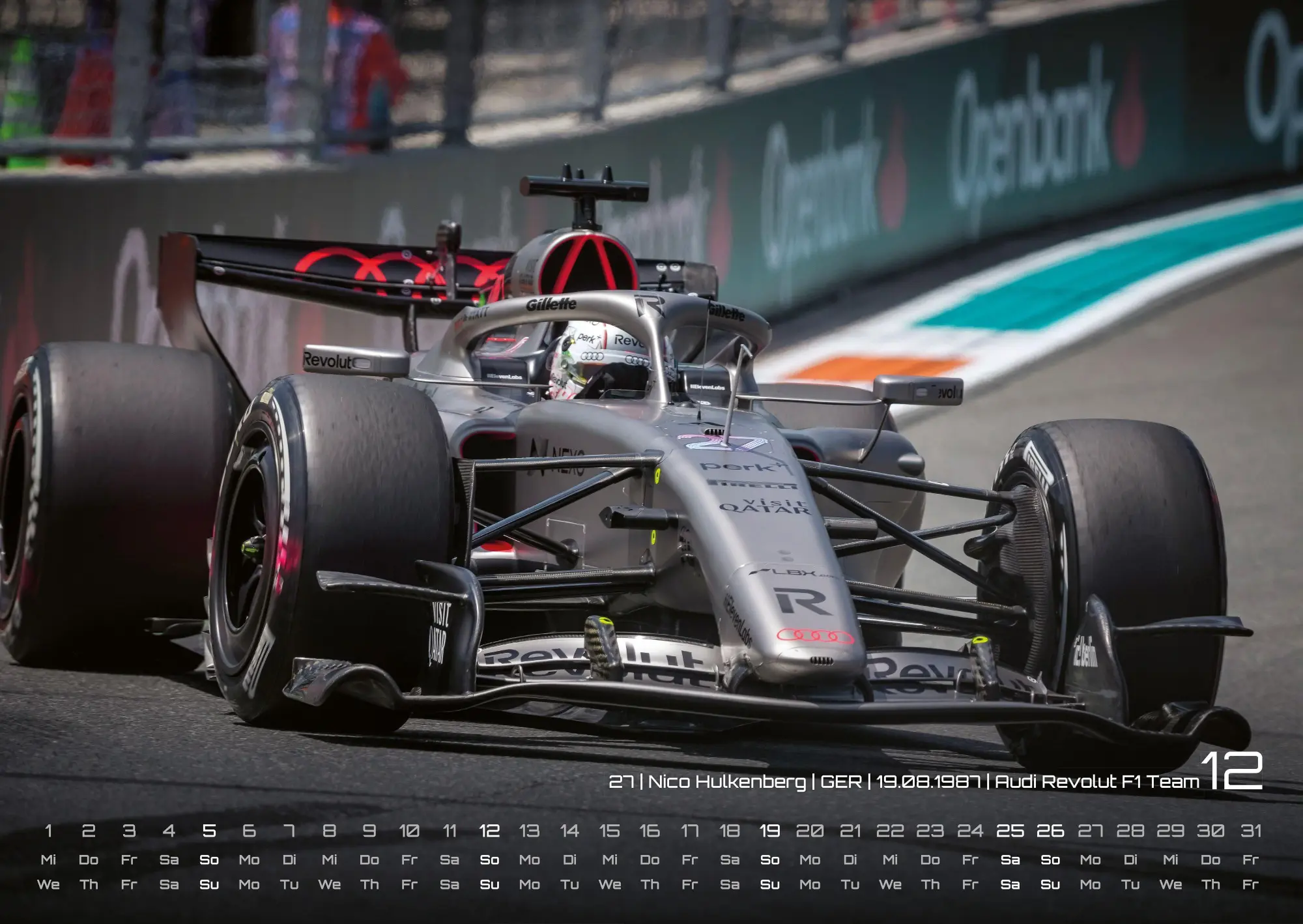 Bild: 9783986736484 | Formel 1 - Grand Prix - 2027 - F1 Kalender DIN A2 | GP-Fever. de