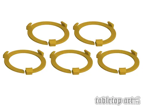 Cover: 704270726584 | Squad Marker - 40mm Gold (5) | Tabletop-Art | EAN 704270726584