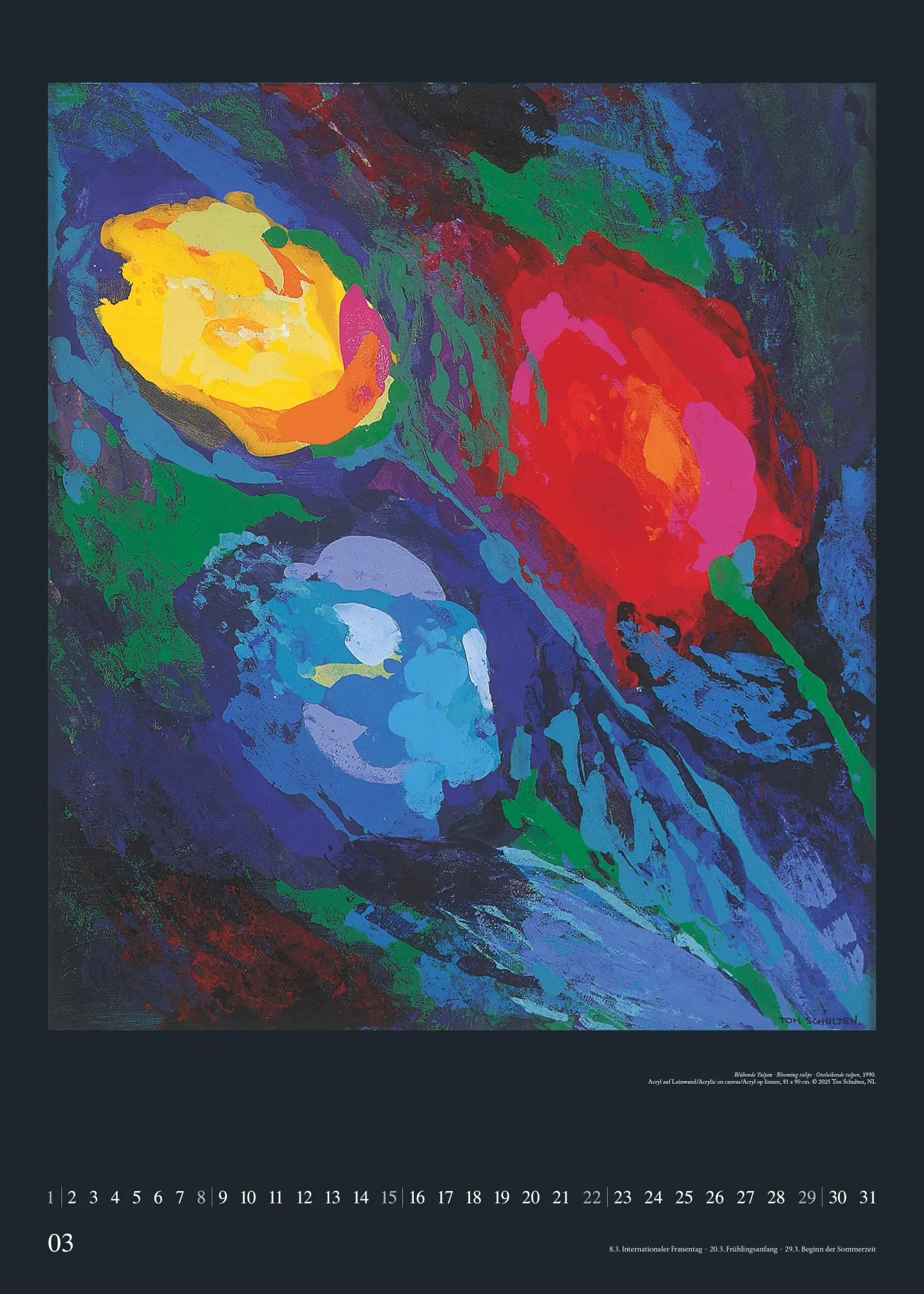 Bild: 4069095006584 | Ton Schulten 2026 - Kunst-Kalender - Poster-Kalender - 50x70 | 14 S.