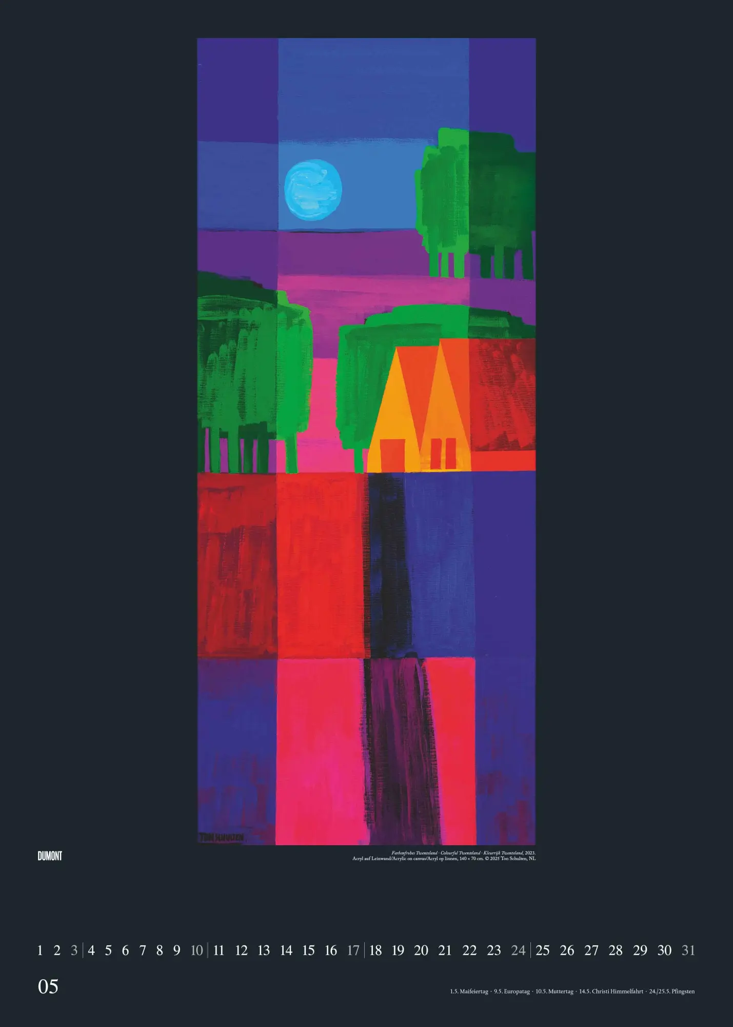 Bild: 4069095006584 | Ton Schulten 2026 - Kunst-Kalender - Poster-Kalender - 50x70 | 14 S.
