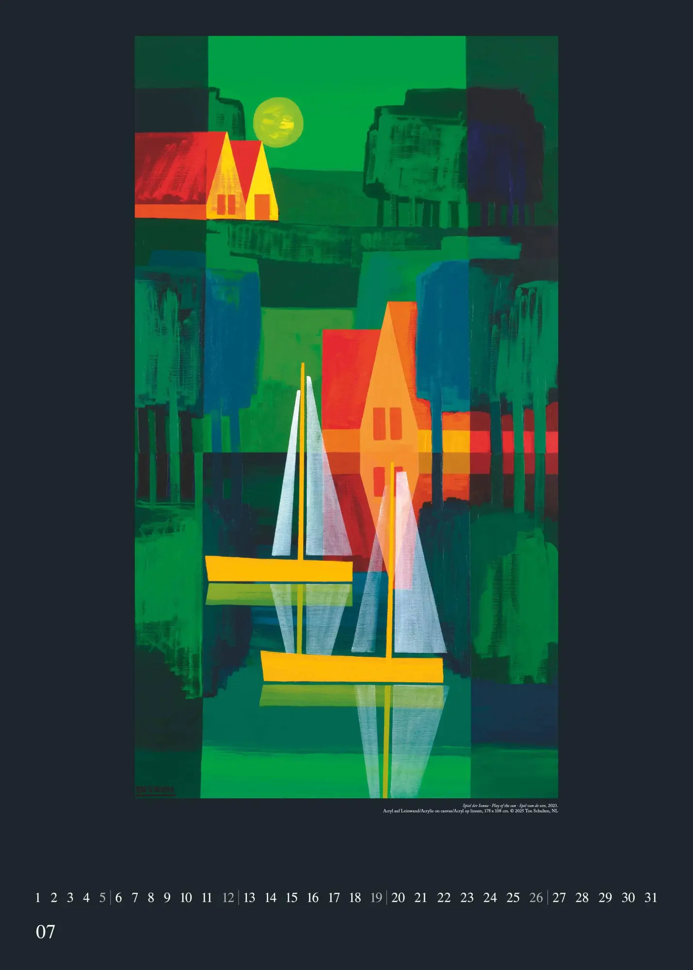 Bild: 4069095006584 | Ton Schulten 2026 - Kunst-Kalender - Poster-Kalender - 50x70 | 14 S.