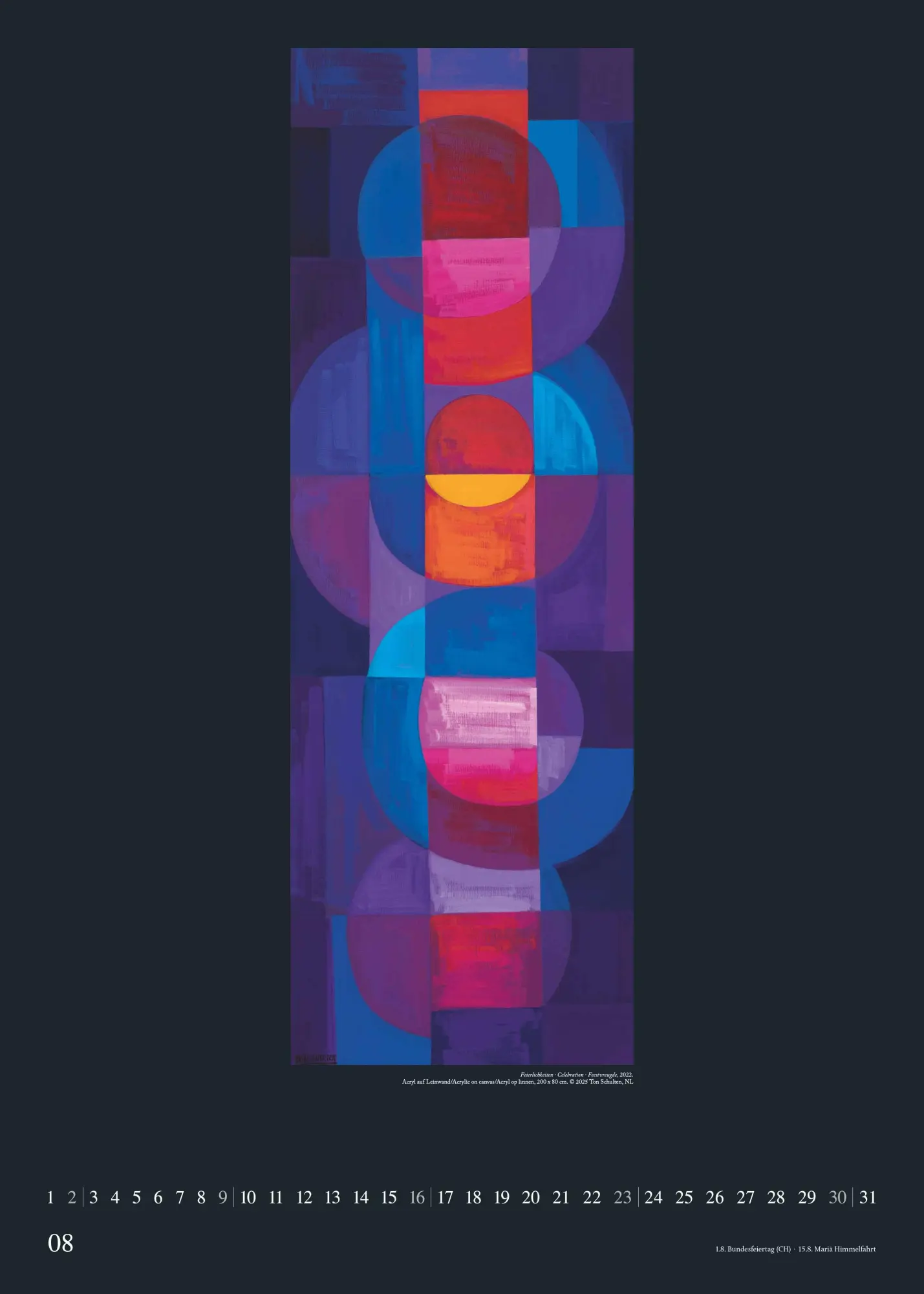 Bild: 4069095006584 | Ton Schulten 2026 - Kunst-Kalender - Poster-Kalender - 50x70 | 14 S.