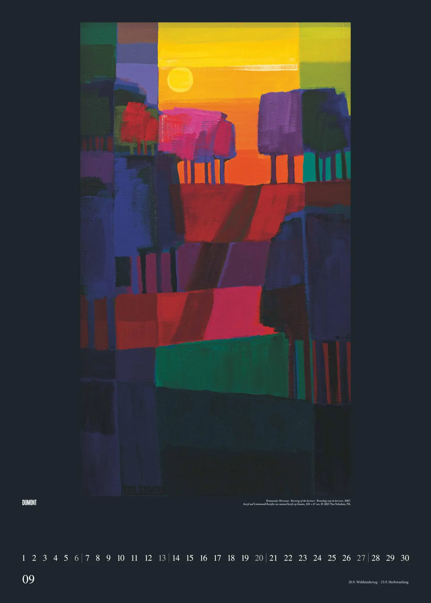 Bild: 4069095006584 | Ton Schulten 2026 - Kunst-Kalender - Poster-Kalender - 50x70 | 14 S.