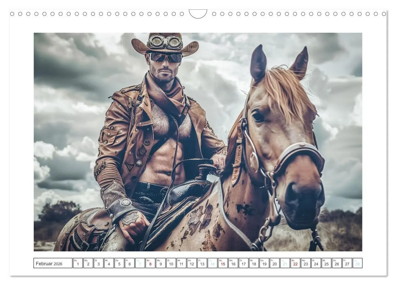 Bild: 9783457446584 | Im Bann des Cowboys (Wandkalender 2026 DIN A3 quer), CALVENDO...