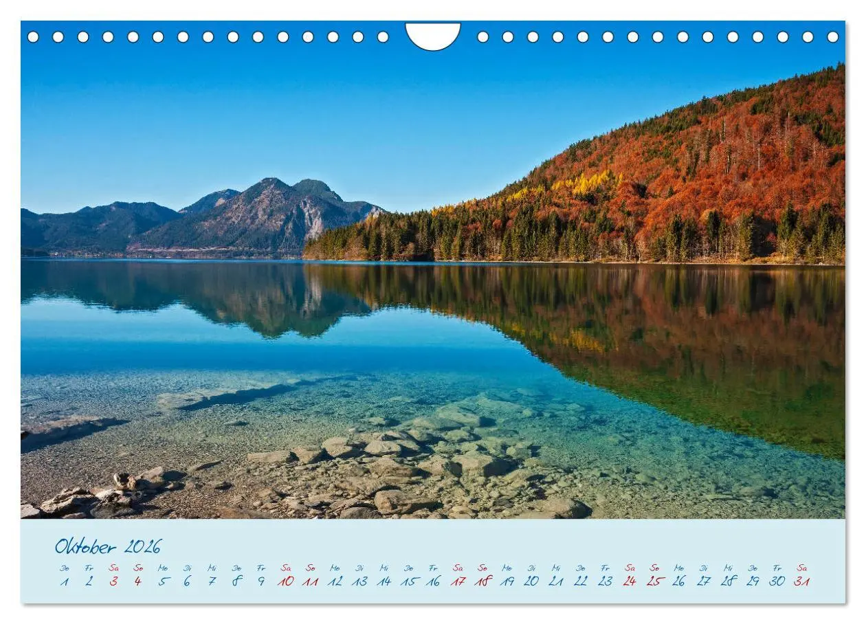 Bild: 9783457756584 | Die Seen Oberbayerns Juwelen der Natur (Wandkalender 2026 DIN A4...
