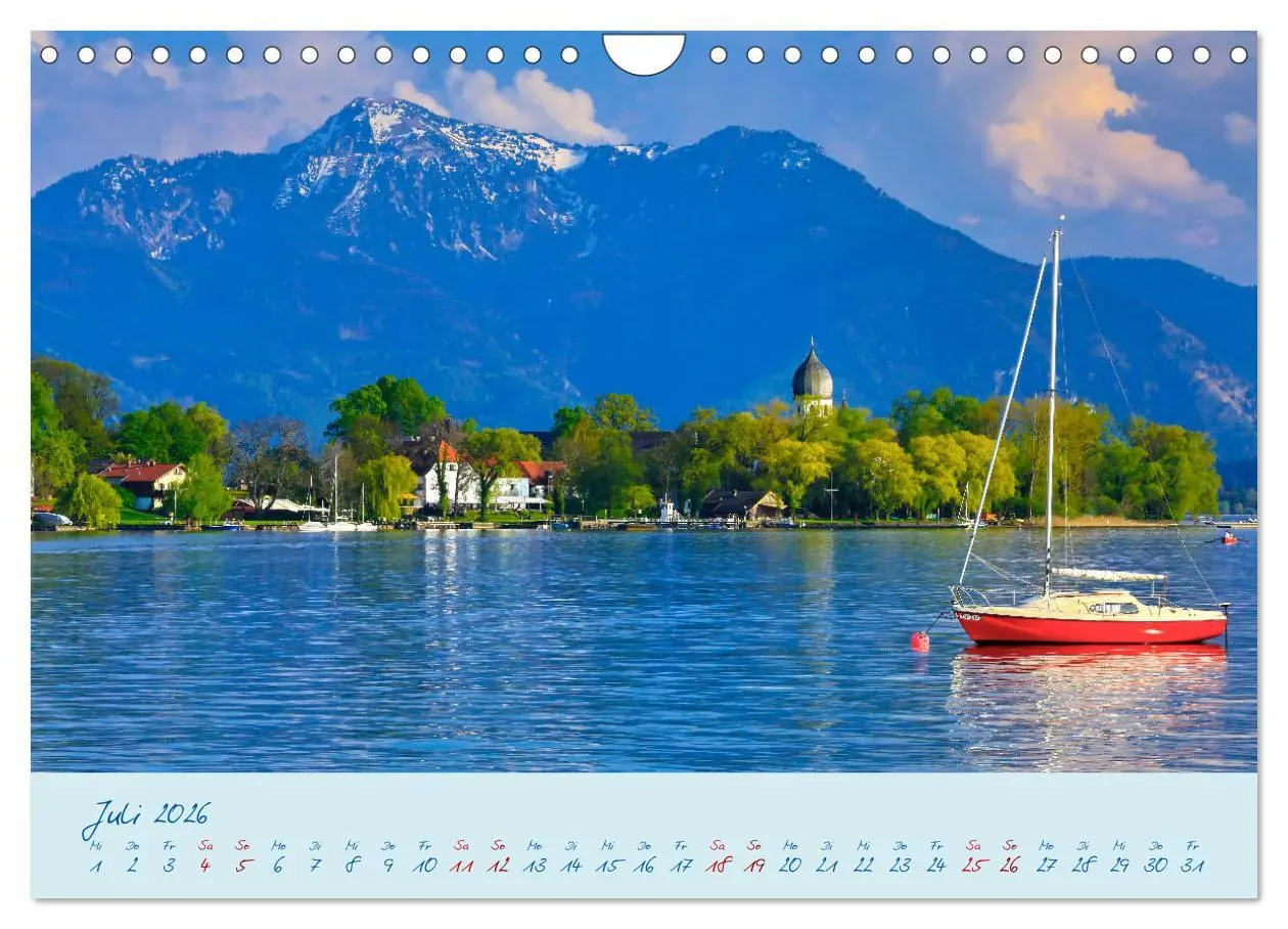 Bild: 9783457756584 | Die Seen Oberbayerns Juwelen der Natur (Wandkalender 2026 DIN A4...