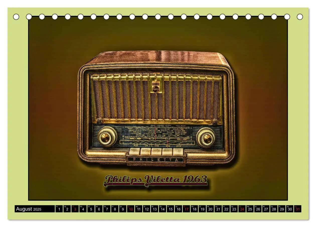 Bild: 9783435276684 | RADIO LEGENDEN (Tischkalender 2025 DIN A5 quer), CALVENDO...