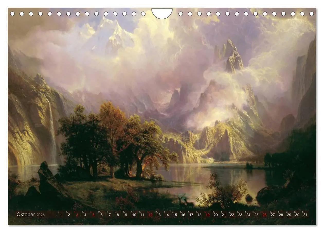 Bild: 9783435656684 | Gemalte Landschaften (Wandkalender 2025 DIN A4 quer), CALVENDO...
