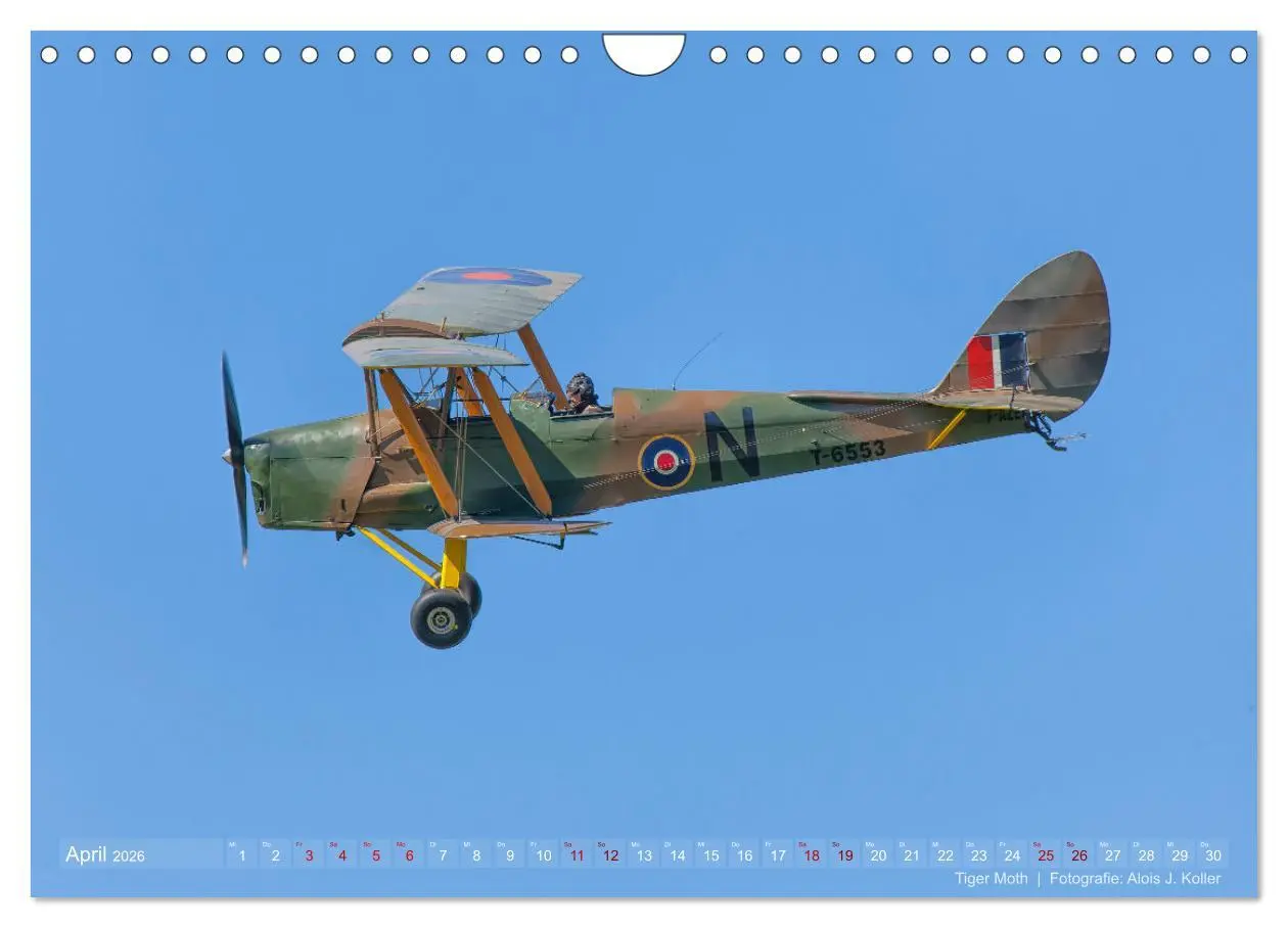 Bild: 9783457676684 | Classic Airplanes (Wandkalender 2026 DIN A4 quer), CALVENDO...