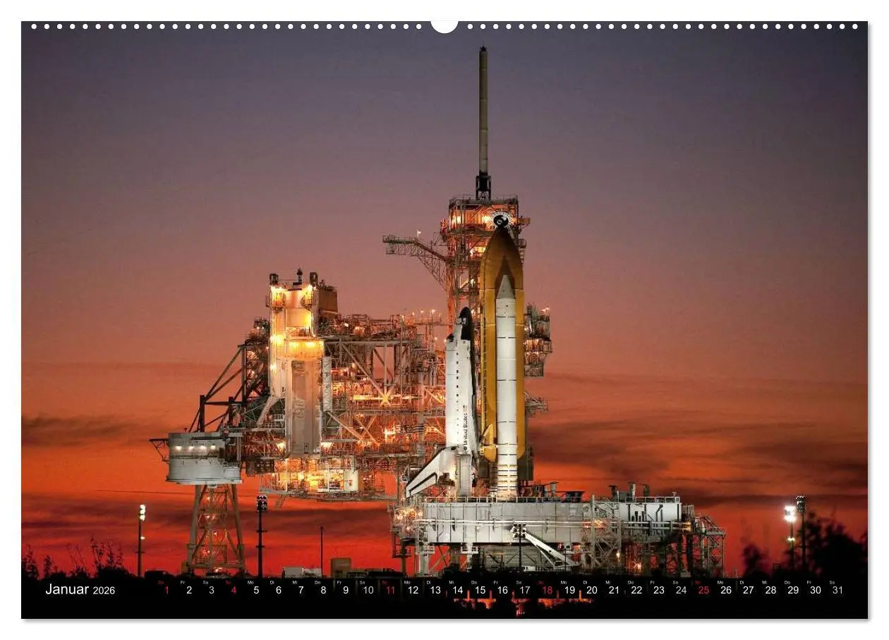 Bild: 9783516076684 | Raumfahrt und Weltall (Wandkalender 2026 DIN A2 quer), CALVENDO...