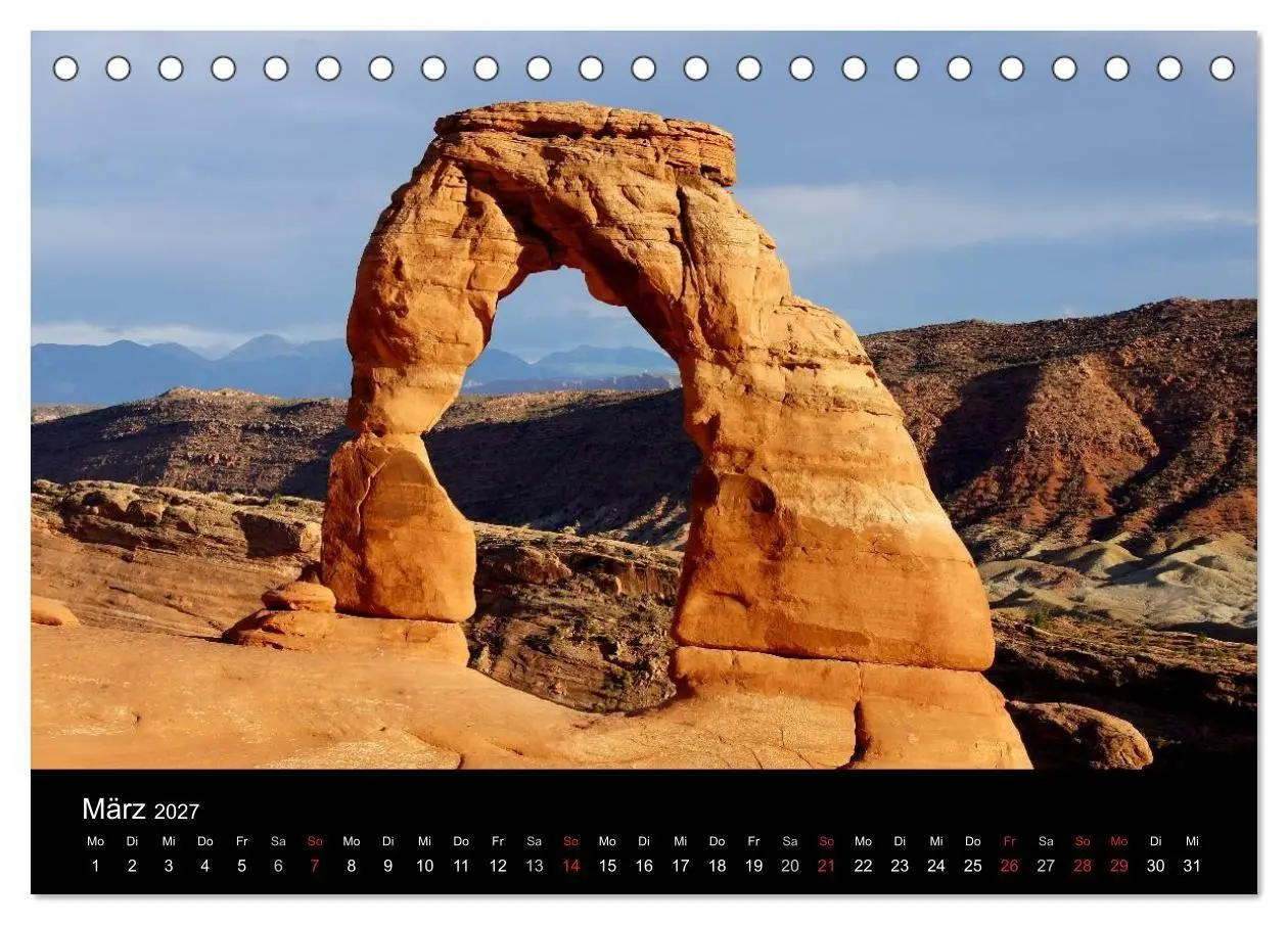 Bild: 9783594126684 | USA-Südwesten von seiner schönsten Seite 2027 (Tischkalender 2027...