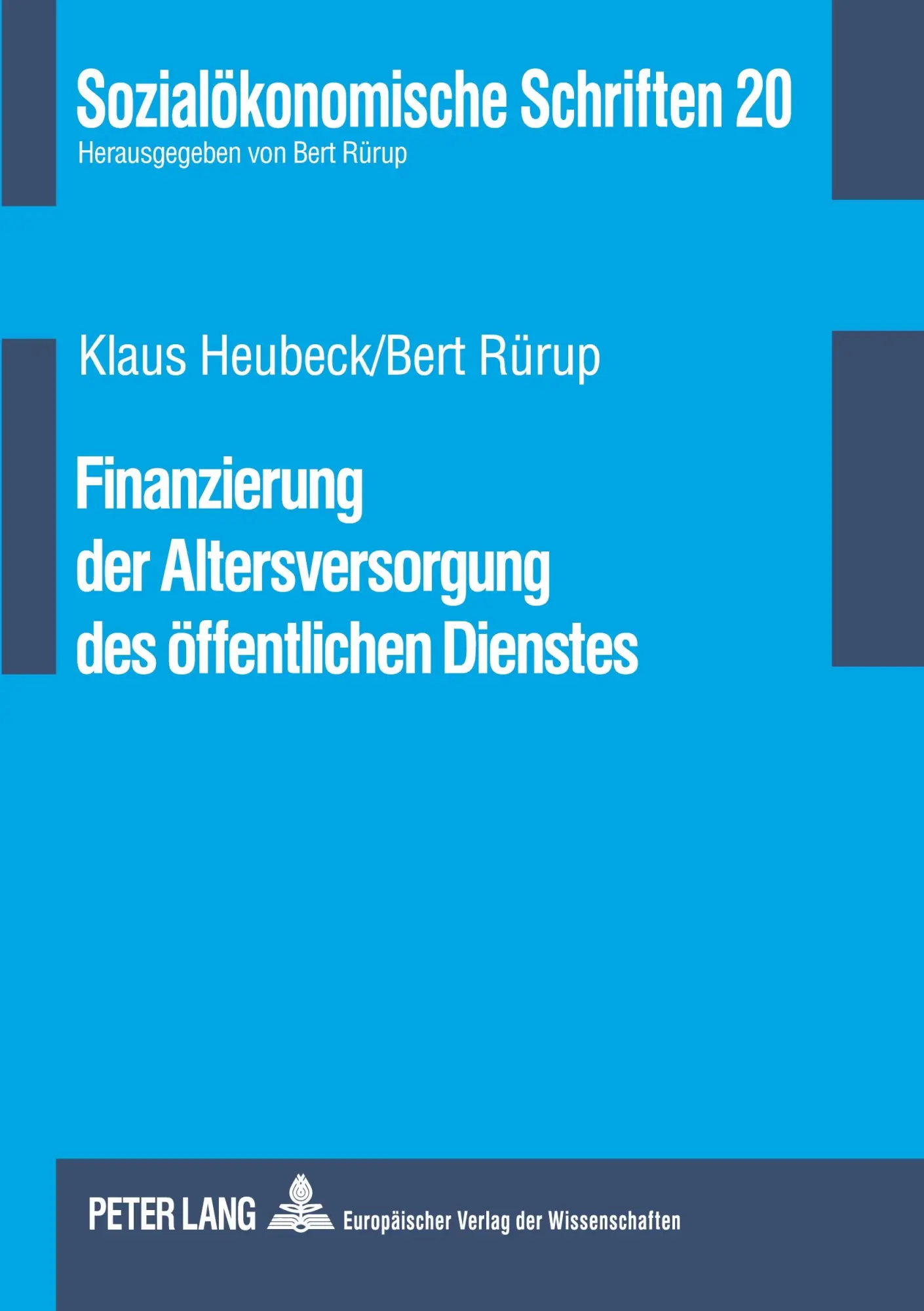 Finanzierung der Altersversorgung des öffentlichen Dienstes: Probleme und Optionen