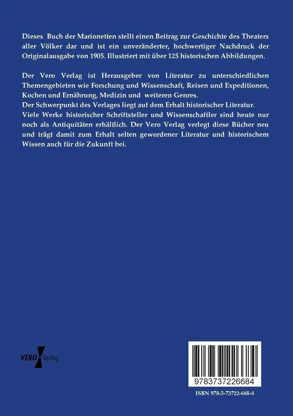 Rückseite: 9783737226684 | Das Buch der Marionetten | Hermann Siegfried Rehm | Taschenbuch | 2019