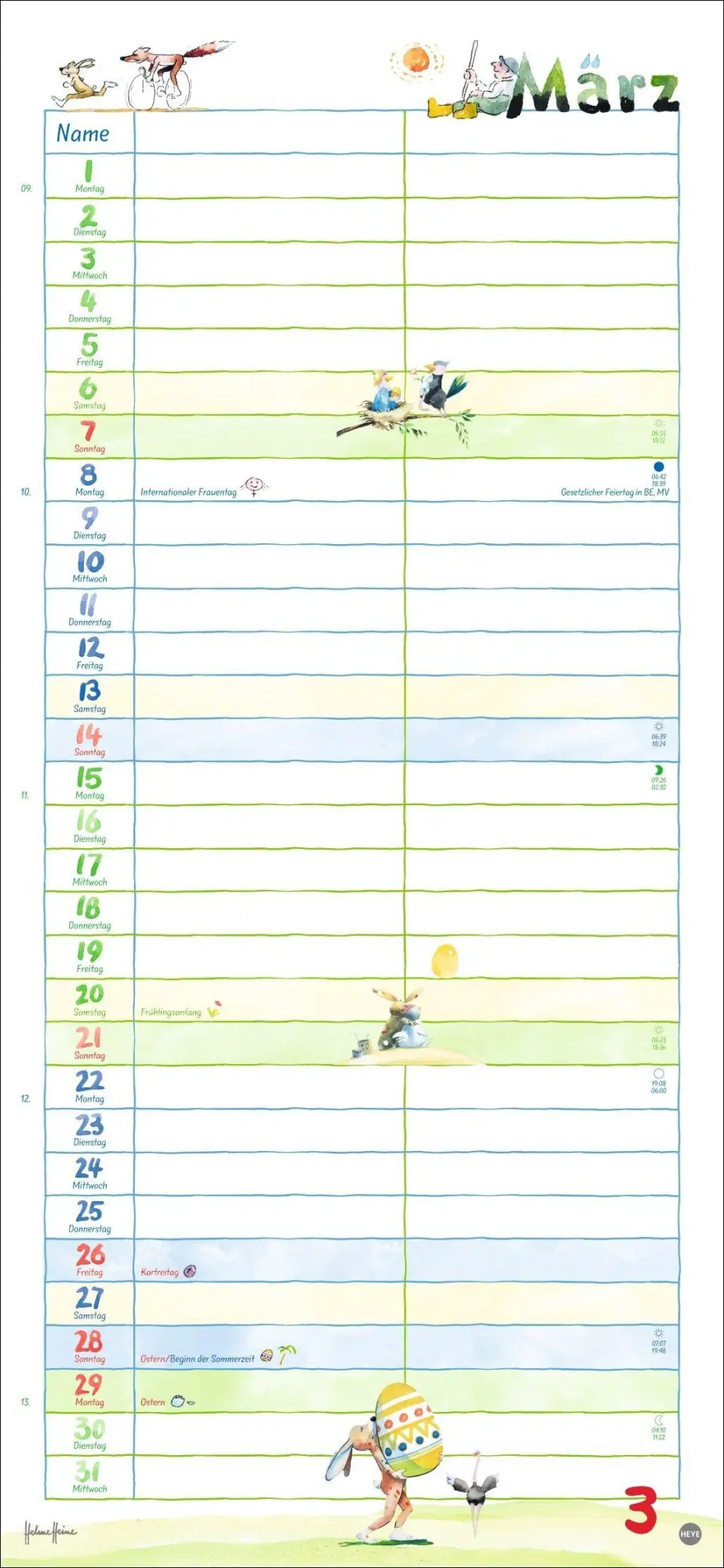 Bild: 9783756416684 | Helme Heine: Planer für zwei 2027 | Helme Heine | Kalender | 14 S.