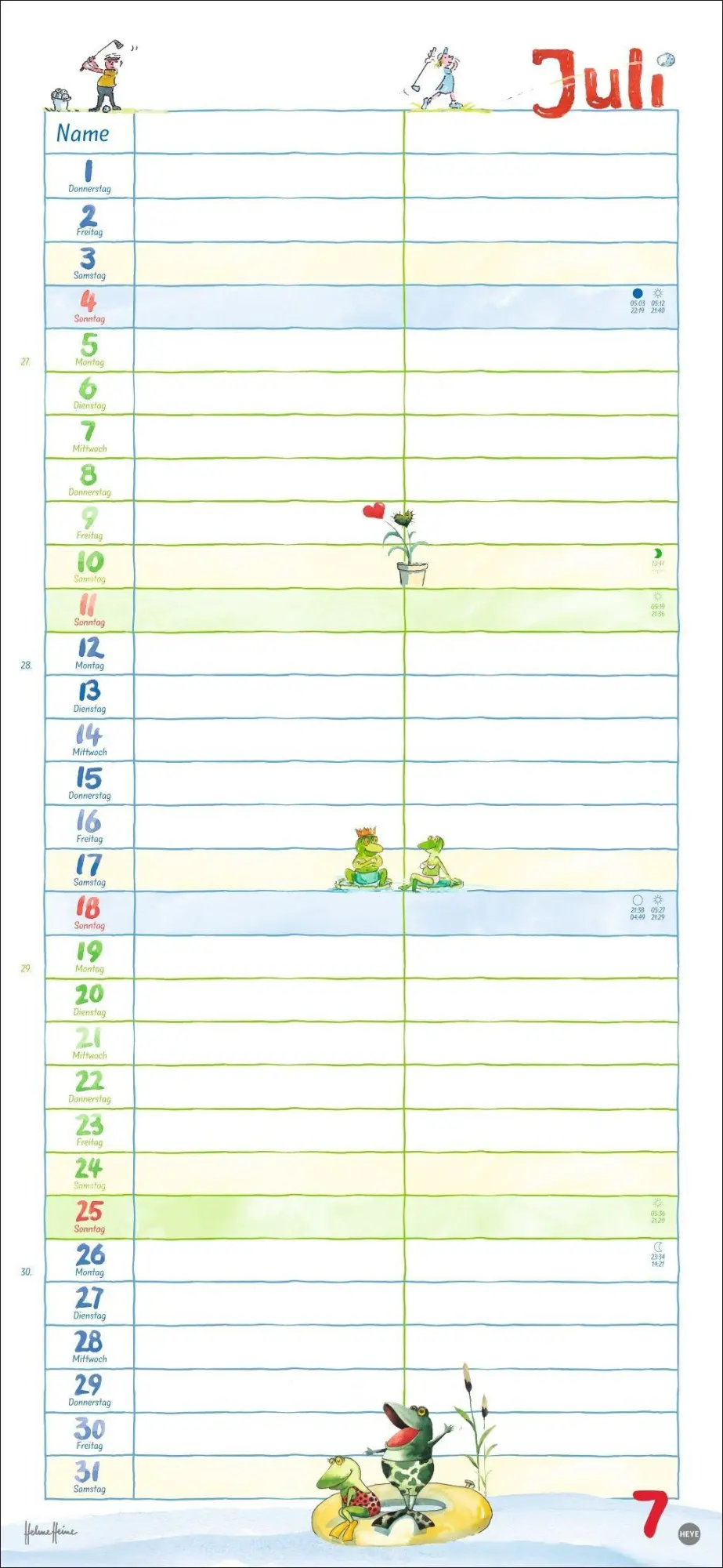 Bild: 9783756416684 | Helme Heine: Planer für zwei 2027 | Helme Heine | Kalender | 14 S.