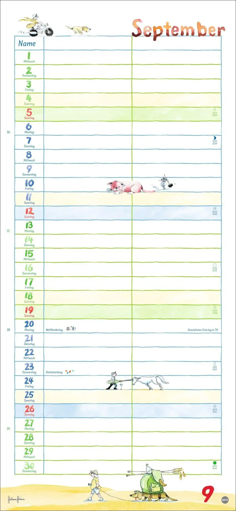 Bild: 9783756416684 | Helme Heine: Planer für zwei 2027 | Helme Heine | Kalender | 14 S.