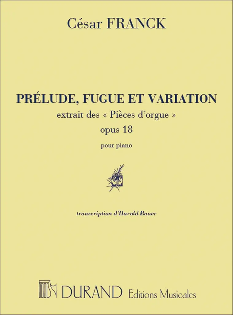 Cover: 9790044036684 | Prelude-Fugue &amp; Variation Op.18 | transcription D'Harold Bauer | Buch