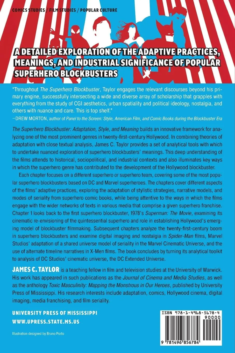 Rückseite: 9781496856784 | Superhero Blockbuster | Adaptation, Style, and Meaning | Taylor | Buch