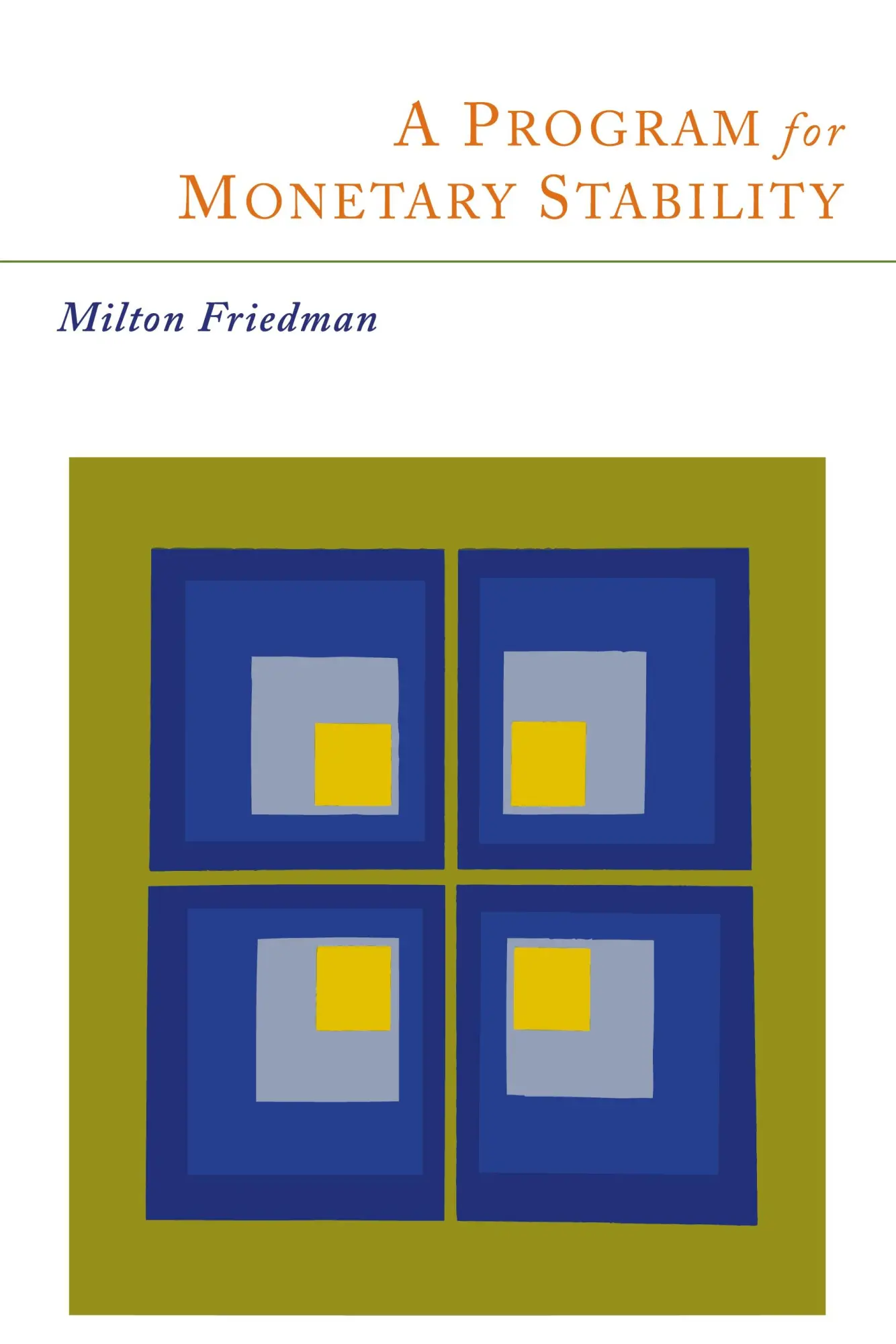Cover: 9781614276784 | A Program for Monetary Stability | Milton Friedman | Taschenbuch