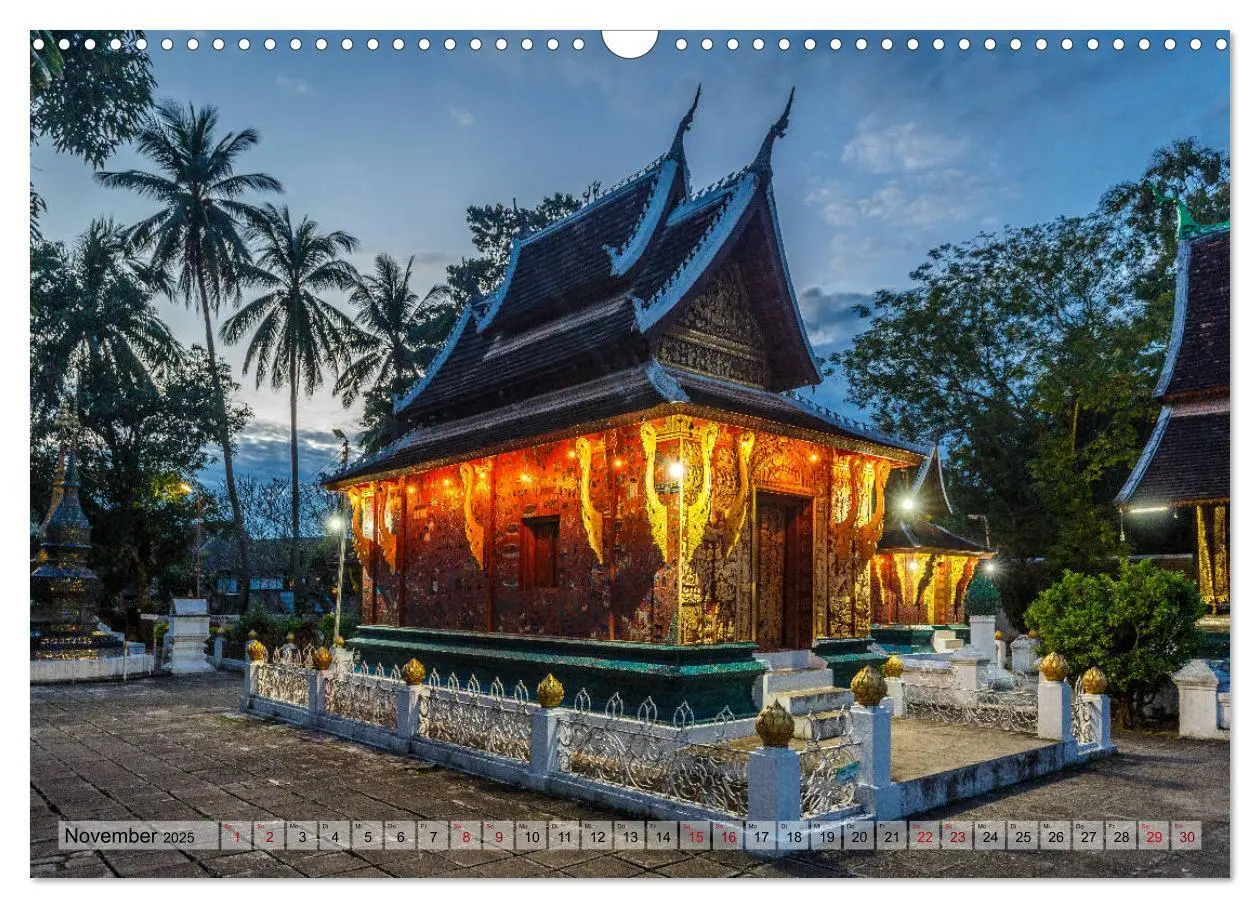 Bild: 9783435336784 | Laos - An den Ufern des Mekong (Wandkalender 2025 DIN A3 quer),...