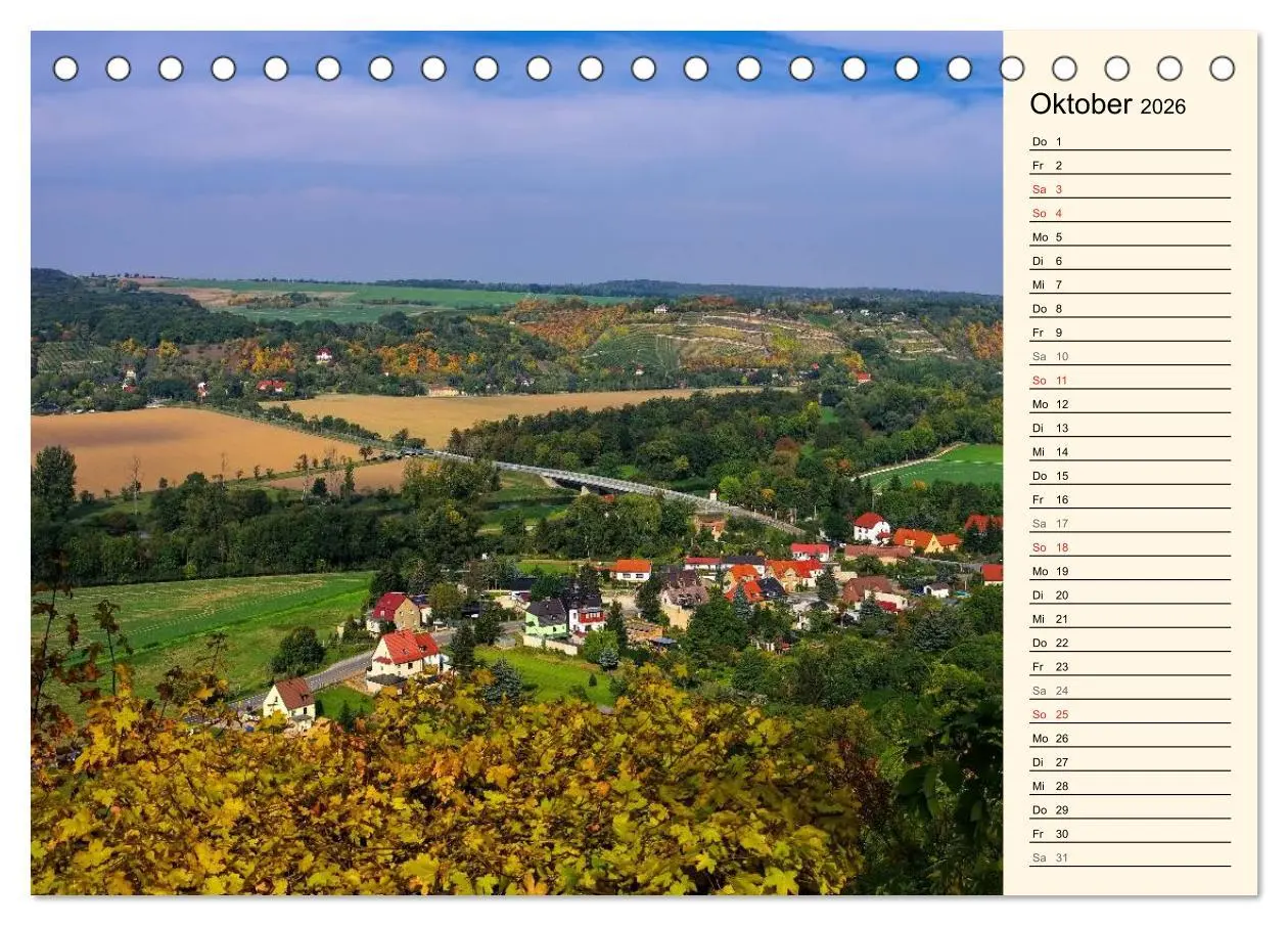 Bild: 9783457976784 | Saale-Unstrut - Region aus Wein und Stein (Tischkalender 2026 DIN...