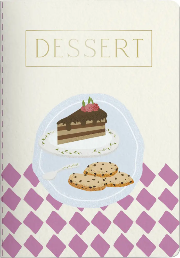 Rezeptbuch-Dessert