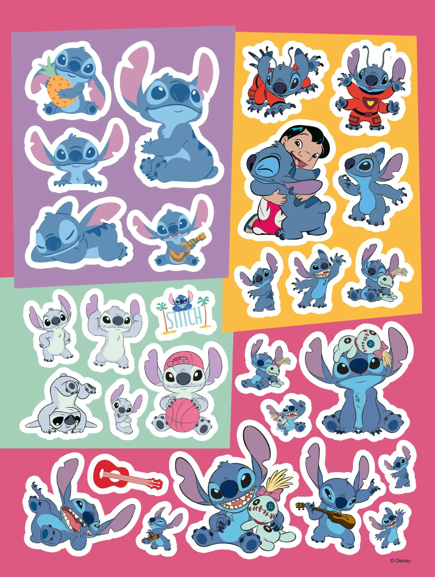 Bild: 9783833246784 | Disney Stitch: 1001 Sticker - Stickern - Rätseln - Ausmalen | Buch