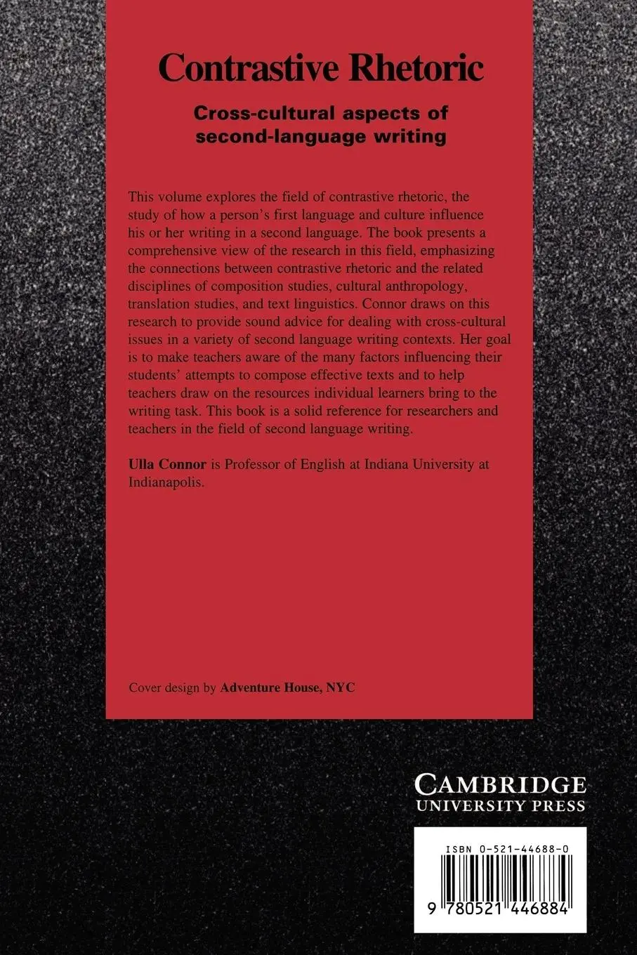 Rückseite: 9780521446884 | Contrastive Rhetoric | Ulla Connor (u. a.) | Taschenbuch | Englisch