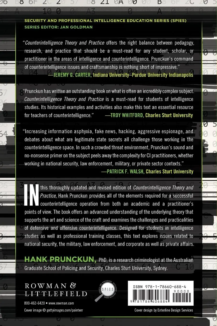 Rückseite: 9781786606884 | Counterintelligence Theory and Practice | Hank Prunckun | Taschenbuch