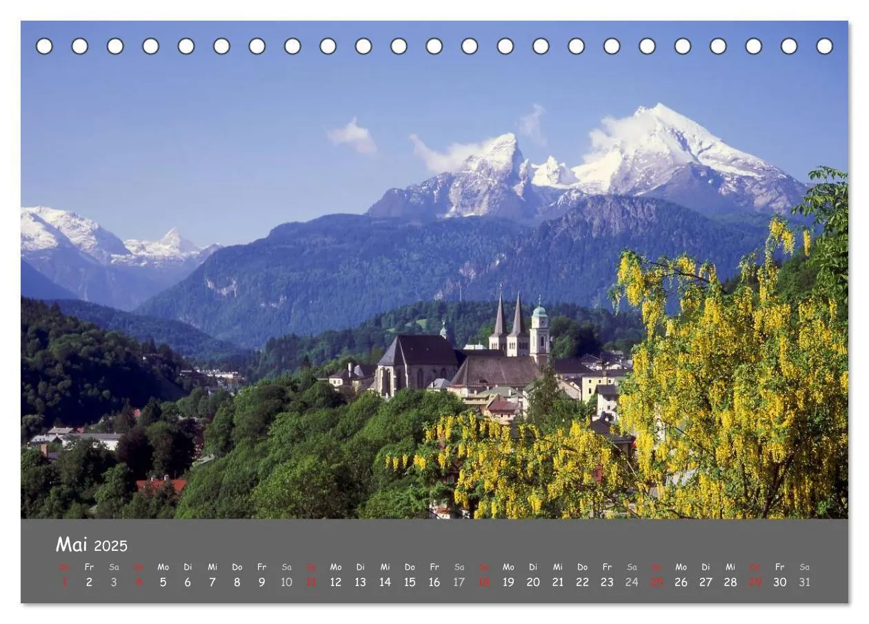 Bild: 9783435706884 | Zauberhaftes Berchtesgadener Land (Tischkalender 2025 DIN A5 quer),...