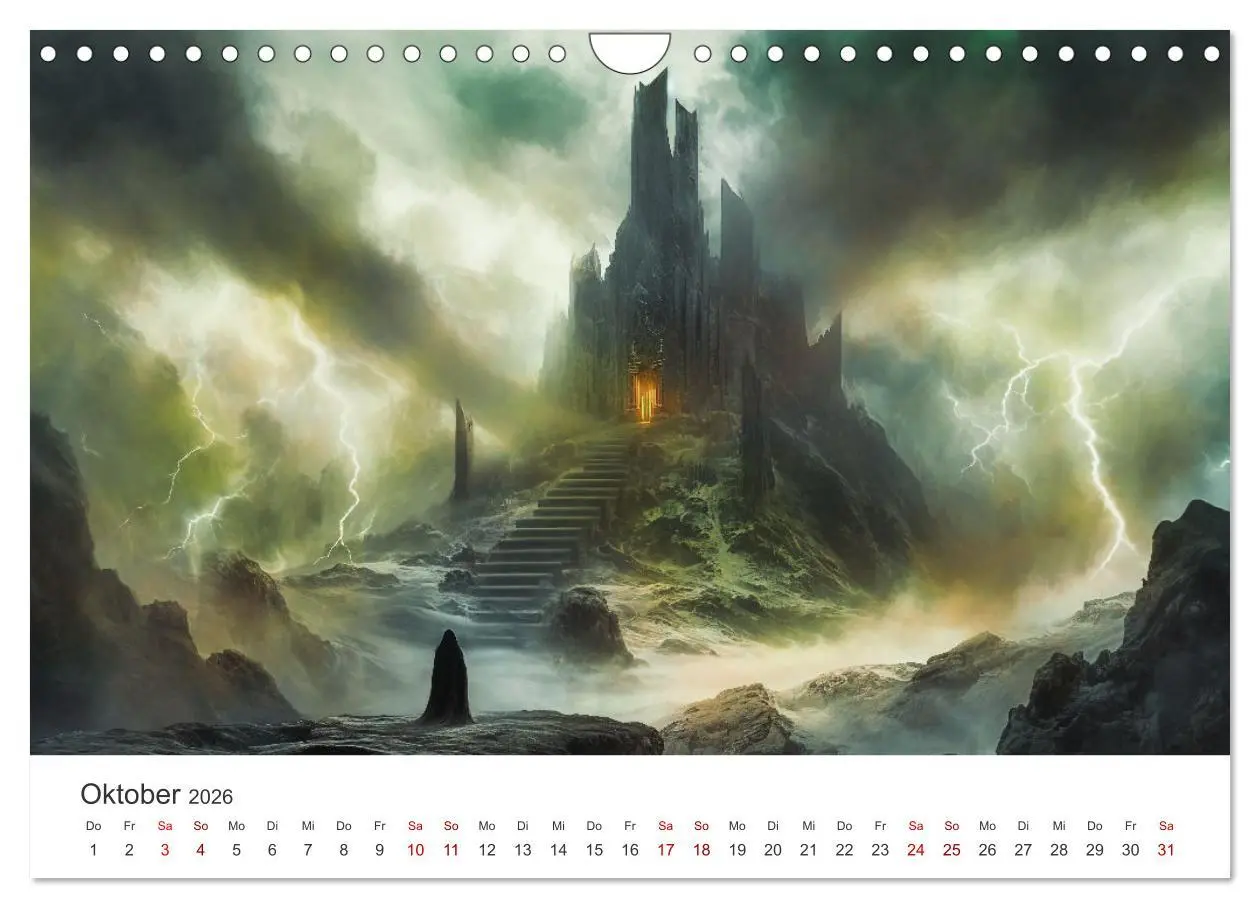 Bild: 9783457346884 | Das Reich der flüsternden Schatten (Wandkalender 2026 DIN A4 quer),...
